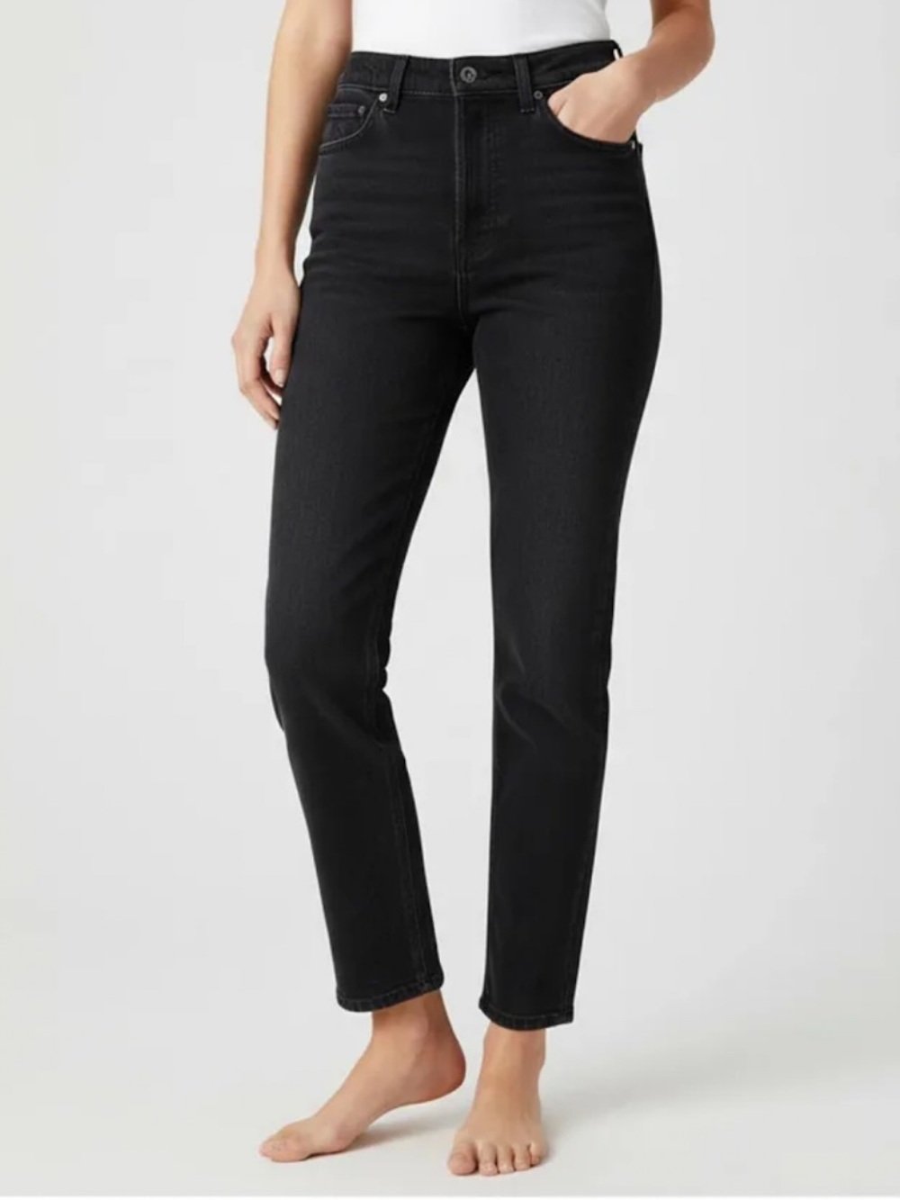 grlfrnd Piper super high rise crop jeans